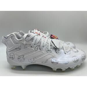 Adidas Freak 22 Big Mood Football Cleats White Silver Emoji GX7983 Size 10 New